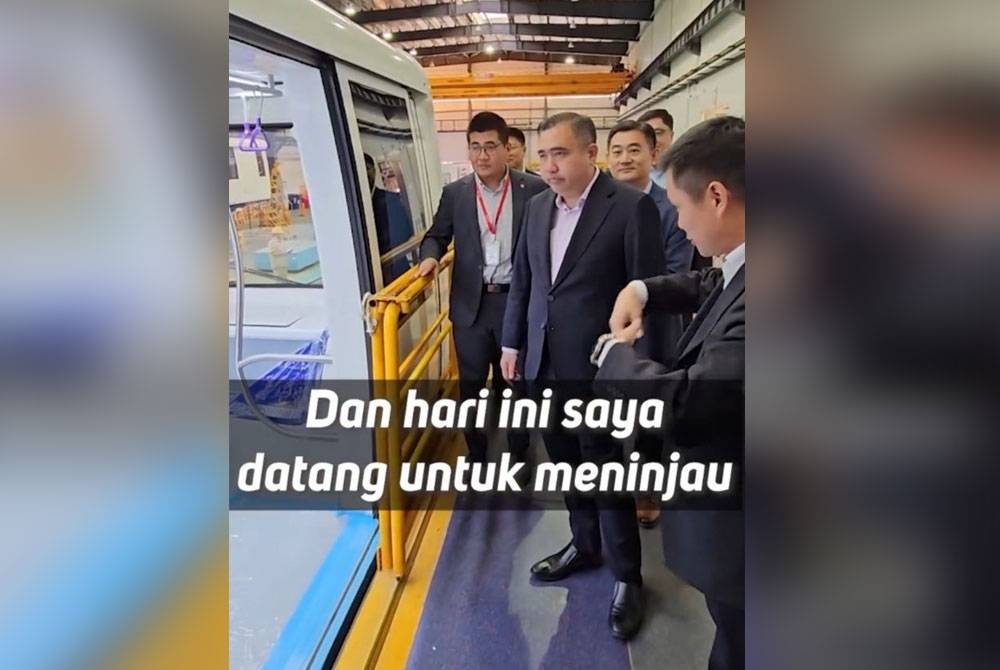 Tangkap layar hantaran Anthony Loke di Instagram pada Ahad.