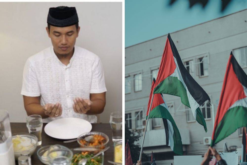 TERDAPAT segelintir orang berpuasa sunat sebagai tanda solidariti dalam isu Palestin. 