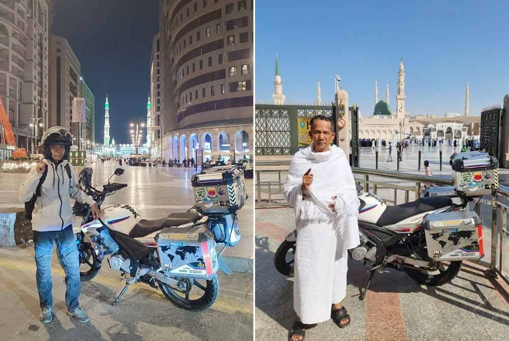 Impian Zulkepli untuk menjejakkan kaki dan menunaikan umrah di Makkah akhirnya tercapai. - Foto FB Gombak Ke Mekah 2023