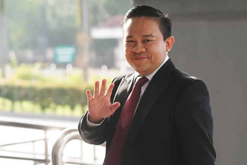 Wan Saiful tiba di Kompleks Mahkamah Kuala Lumpur pada Rabu. - FOTO SINAR HARIAN/ROSLI TALIB