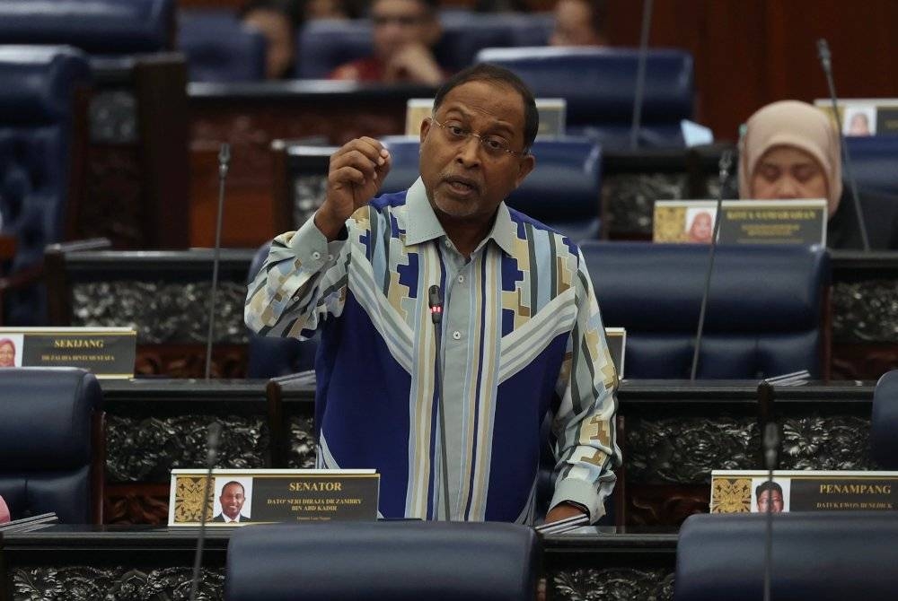 Zambry ketika menghadiri Persidangan Dewan Rakyat di Bangunan Parlimen, pada Khamis. - Foto Bernama