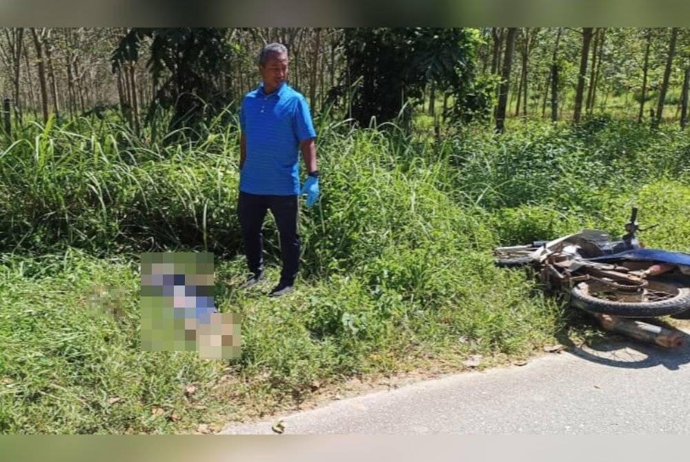 Polis melakukan siasatan berhubung penemuan mayat seorang lelaki dengan kesan tetak di leher dekat Baling, Kedah.