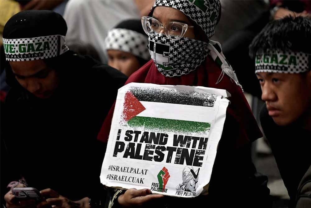 Hujan Tidak Halang Rakyat Pamer Sokongan, Solidariti Kepada Palestin ...