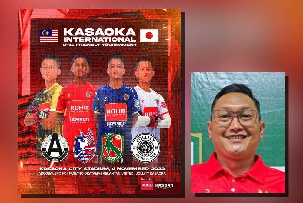 Skuad B-16 KUFC akan menentang beberapa pasukan termasuk kelab akademi yang beraksi dalam Divisyen Dua Liga Bola Sepak Jepun (Liga J2), Fagiano Okayama. (Rezal Zambery. - Foto Agensi)