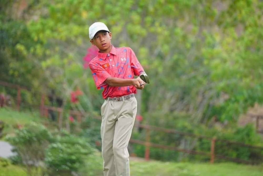 Muhammad Afham memasang impian untuk menjadi pemain golf profesional.