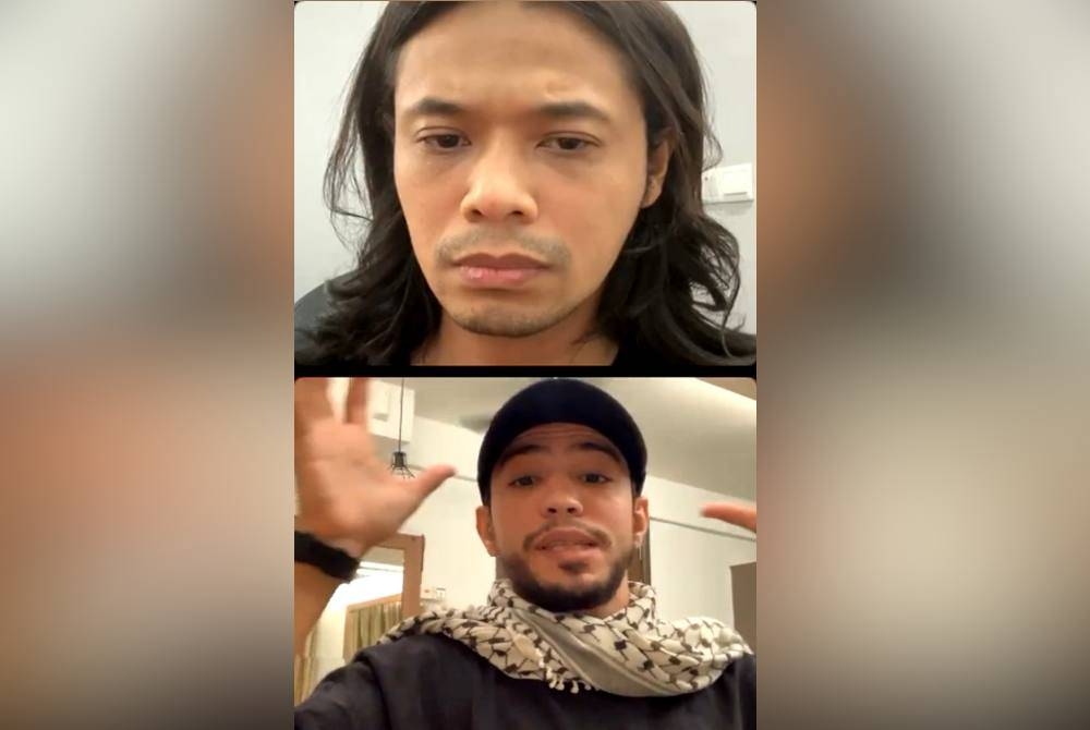 Tangkap layar siaran langsung Yousef bersama Hazeman di Instagram pada Selasa.