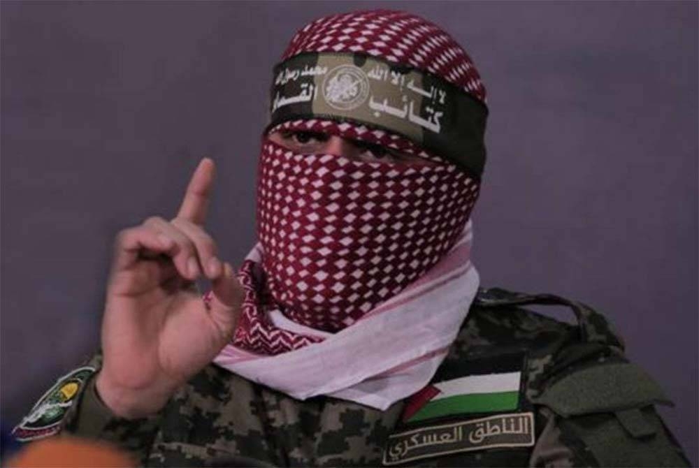 Beliau merupakan jurucakap Briged al-Qassam yang merupakan sayap bersenjata Hamas. - Foto Agensi