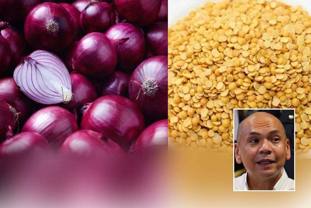 Lapan barangan termasuk bawang merah besar import dan kacang dal Australia disenaraikan di bawah SHMMP Deepavali 2023 - Gambar hiasan, gambar kecil: Armizan - Foto: Bernama