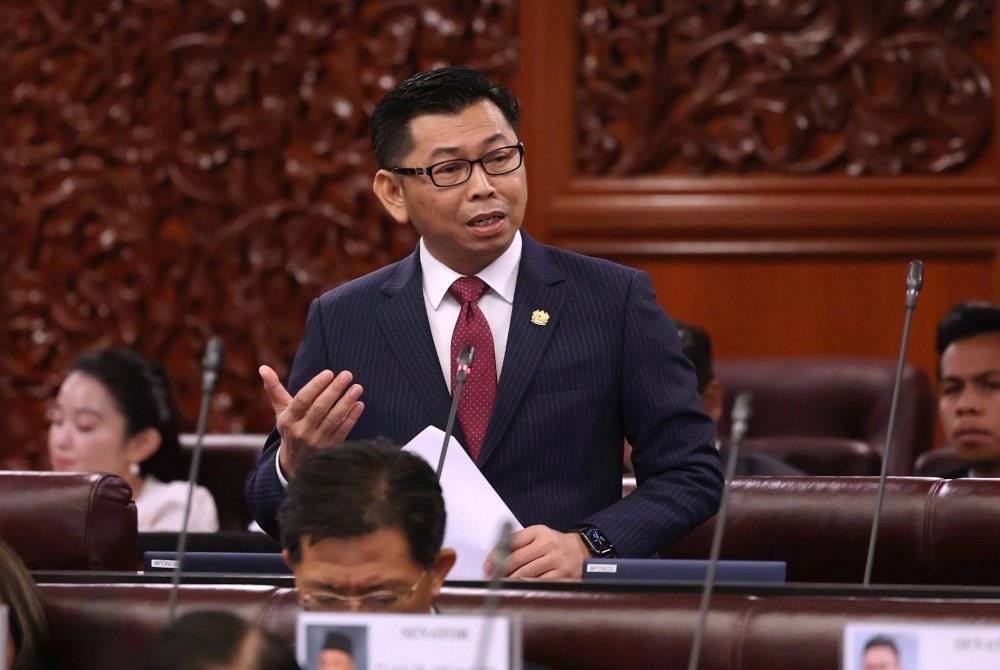 Mohamad berucap pada Persidangan Dewan Negara di Bangunan Parlimen, pada Isnin. - Foto Bernama