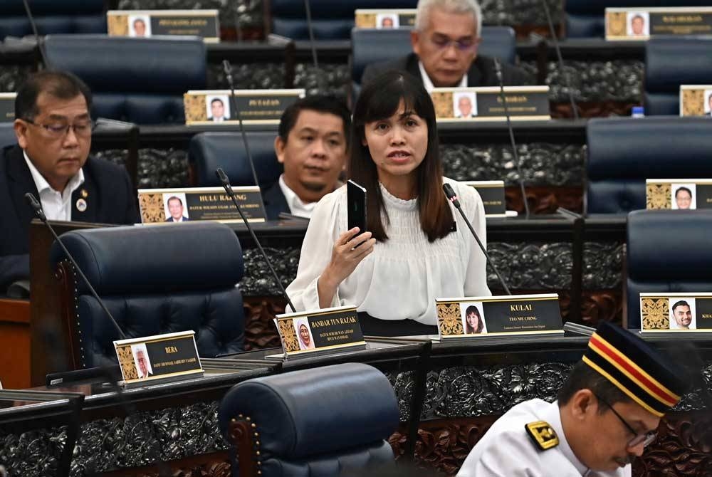 Nie Ching ketika sidang Dewan Rakyat pada Rabu.