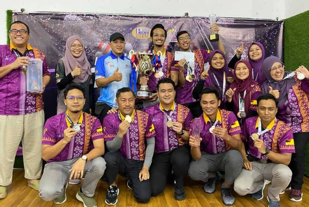 Pasukan boling UiTM Negeri Sembilan juara Tenpin Boling Piala Naib Canselor UiTM 2023.