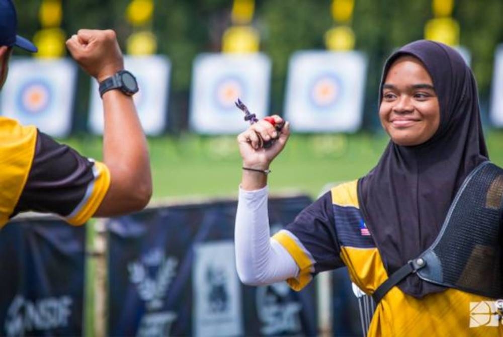 Ariana mempamerkan aksi membanggakan apabila berjaya mara ke pentas final Kejohanan Benua Asia di Bangkok, Thailand pada Sabtu. - Foto Astro Arena