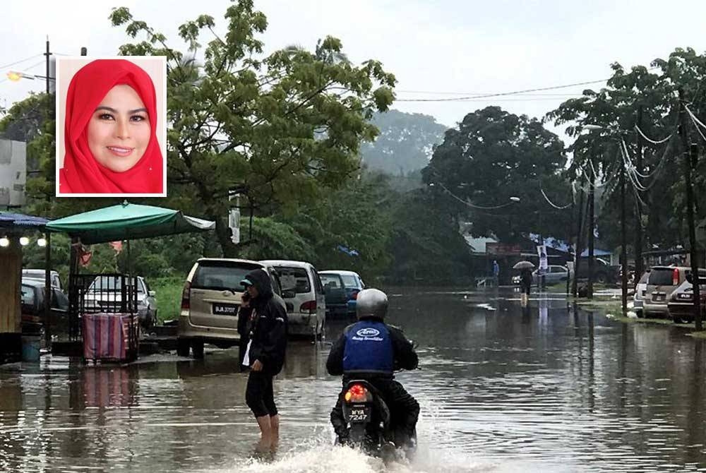 Gerak kerja kempen Wanita UMNO bagi PRK Kemaman akan disesuaikan mengikut keadaan semasa dengan mendahulukan bantuan kepada rakyat sekiranya berlaku banjir. - Gambar hiasan (Gambar kecil: Noraini Ahmad)