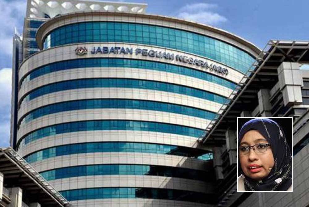 Jabatan Peguam Negara. Gambar kecil: Norhayati