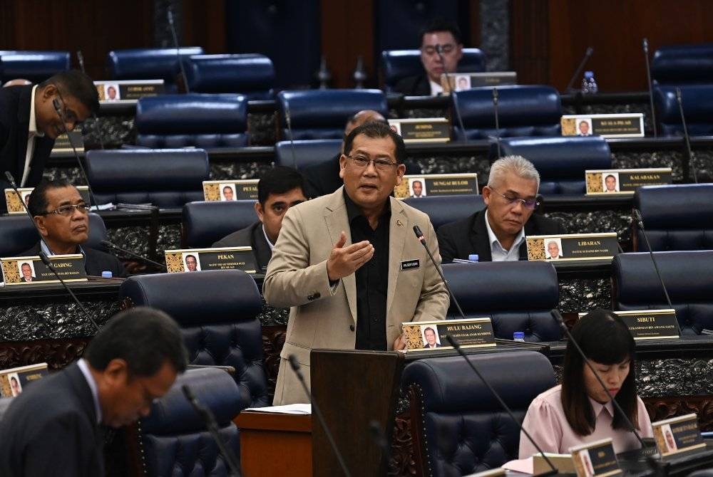 Ugak Kumbong ketika menjawab soalan Dr Halimah Ali (PN-Kapar) di Dewan Rakyat pada Rabu. - Foto Jabatan Penerangan Malaysia