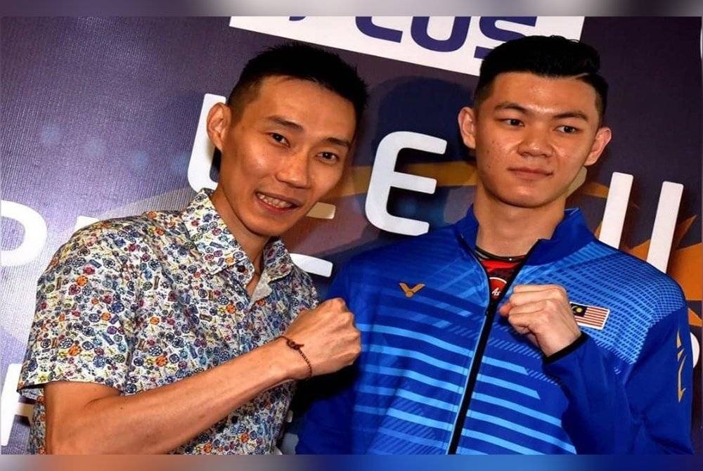 Chong Wei (kiri) sudah menjangkakan Zii Jia menolak untuk berada dalam RTG. - Foto Agensi