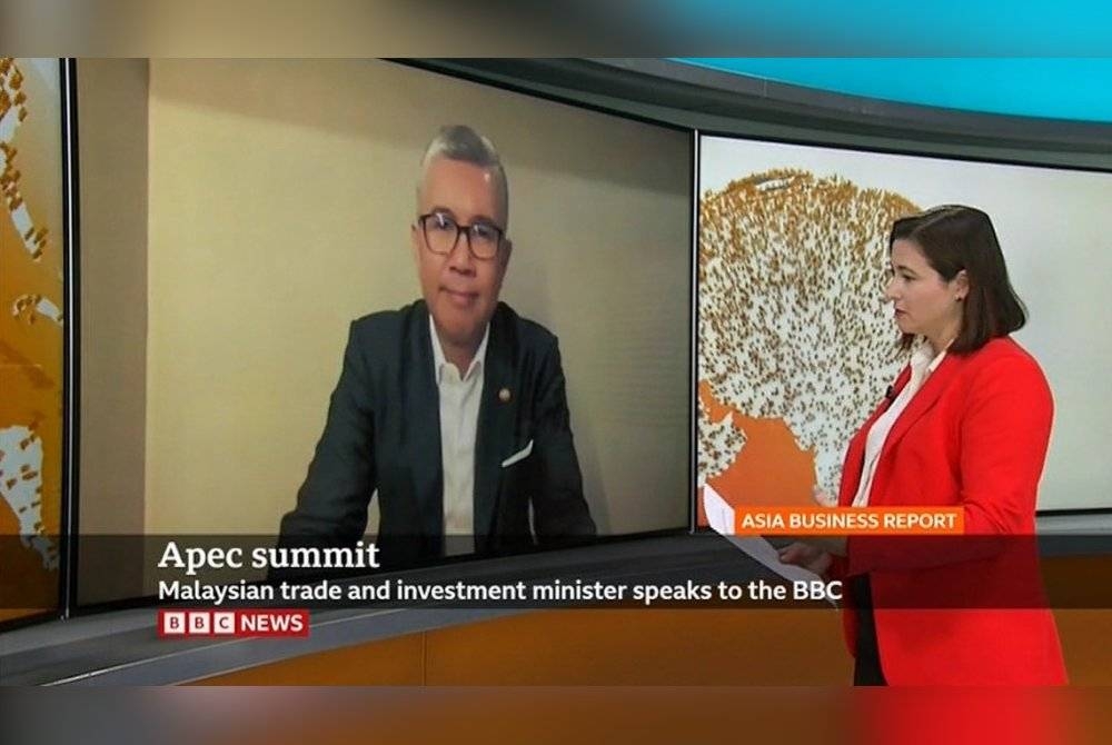 Tengku Zafrul ketika ditemuramah dalam program Asia Business Report di saluran BBC World.