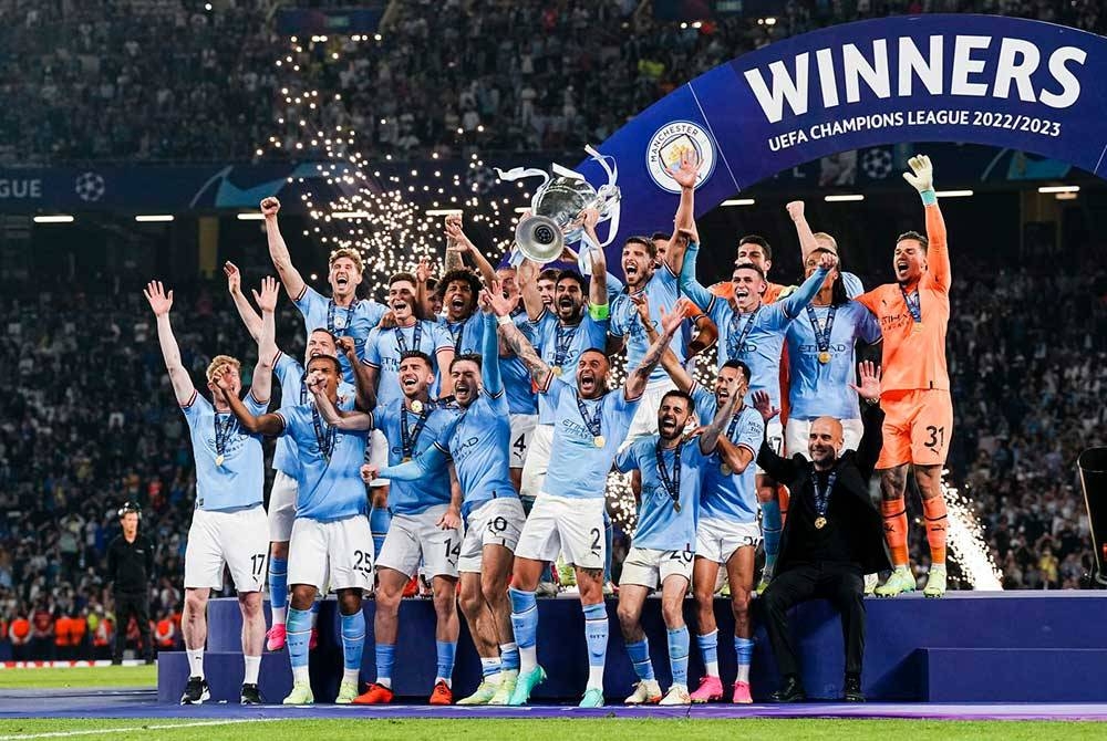 Keuntungan City turut disumbangkan oleh kejayaan memenangi treble musim lalu.