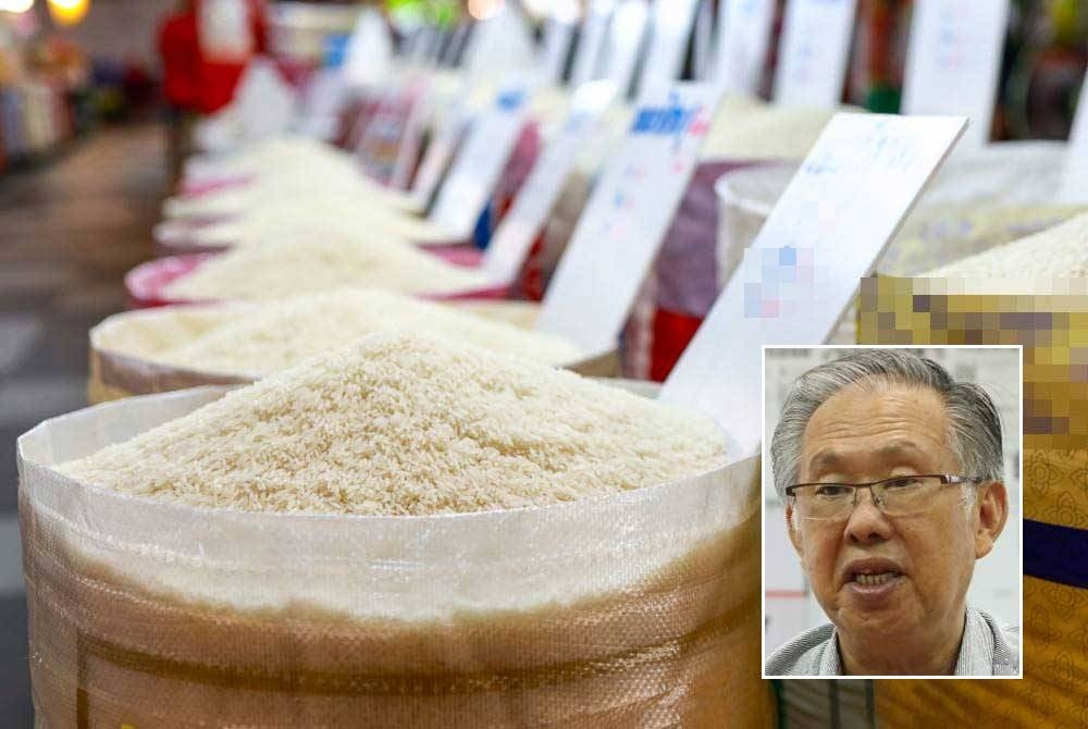 Kenaikan harga siling beras putih tempatan juga dapat menjamin masa depan pihak yang terbabit dalam rantaian pengeluaran makanan ruji ini. Gambar kecil: Swee Huat