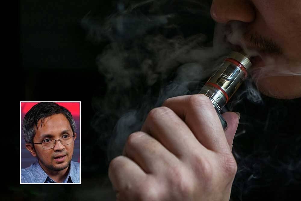 RUU GEG yang tertangguh akan memberi kesan terhadap usaha kerajaan dalam membanteras tabiat merokok dan vaping dalam negara. Gambar kecil: Mohd Afiq