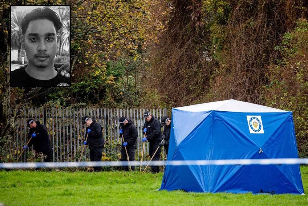 Lokasi Shawn Seesahai (gambar kecil) meninggal dunia selepas mengalami kecederaan parah di Wolverhampton pada Isnin. - Foto: Polis West Midlands