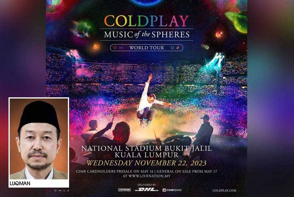 Masyarakat dinasihatkan agar tidak memberi sokongan kepada konsert Coldplay yang jelas bertentangan dengan nilai-nilai murni dan budaya masyarakat di negara ini.