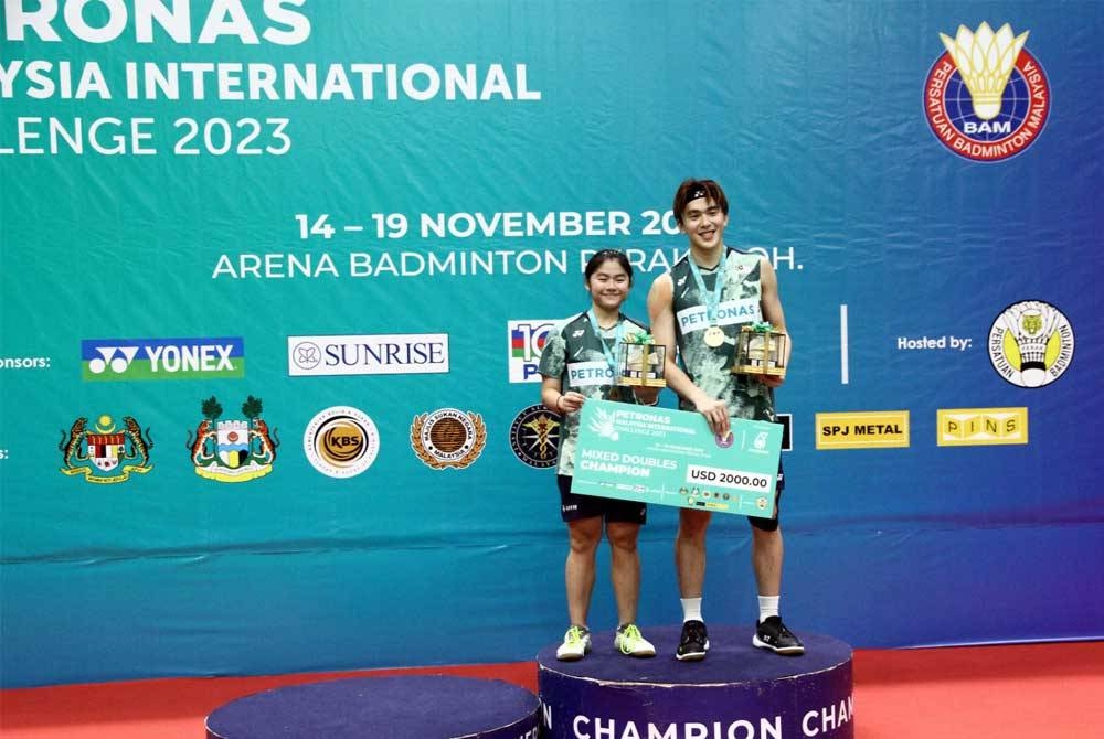 Pang Ron-Su Yin juarai Cabaran Antarabangsa Malaysia 2023