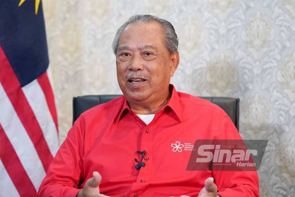 Muhyiddin ketika Wawancara Eksklusif Bersama Sinar Harian pada Sabtu.