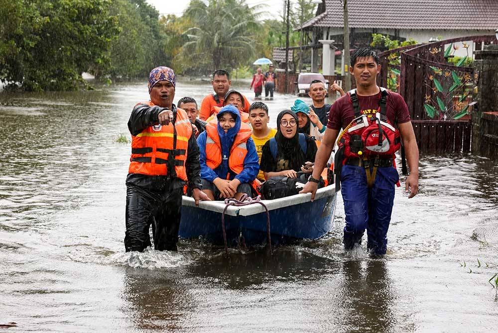 Mangsa banjir di Terengganu meningkat Perak kekal setakat malam