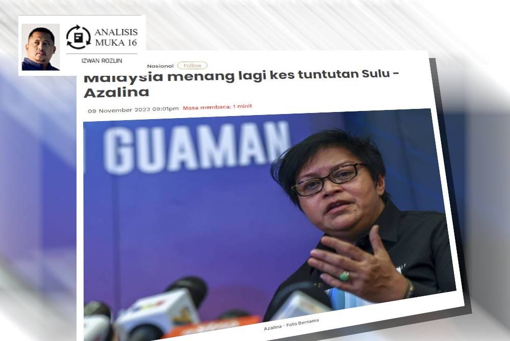 Laporan Sinar Harian pada 9 November lalu