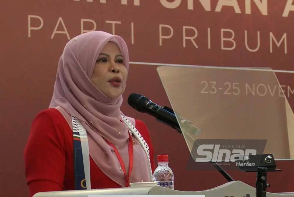 Rina ketika berucap di Perhimpunan Agung Tahunan Bersatu 2023 pada Khamis.