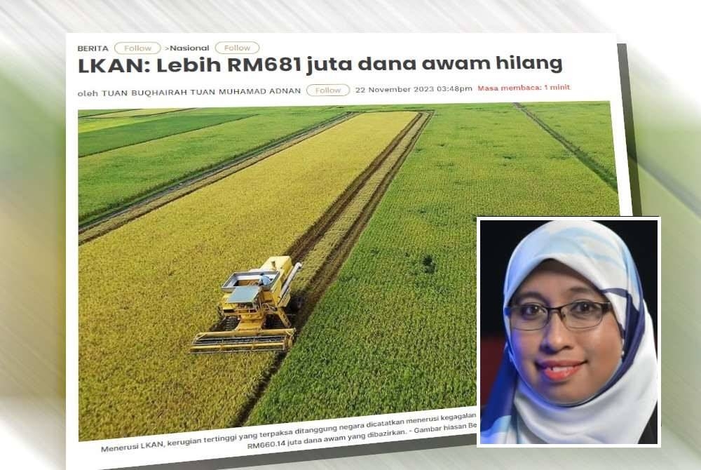 Laporan Sinar Harian pada Rabu. Gambar kecil: Nurhayati Nordin 