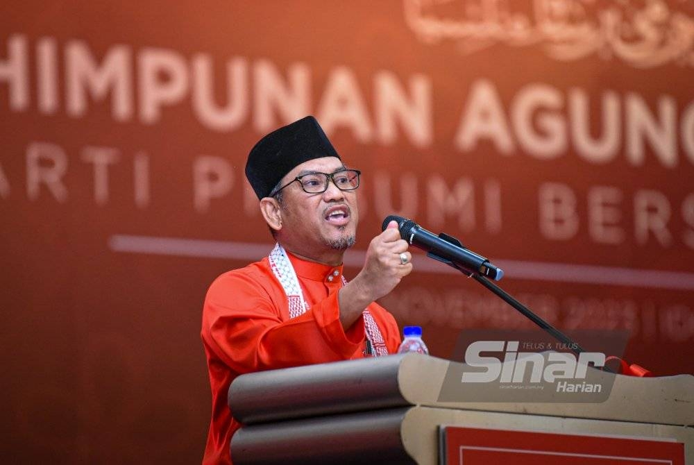 Ahmad Faizal ketika ucapan penggulungan Perhimpunan Agung Tahunan Bersatu.