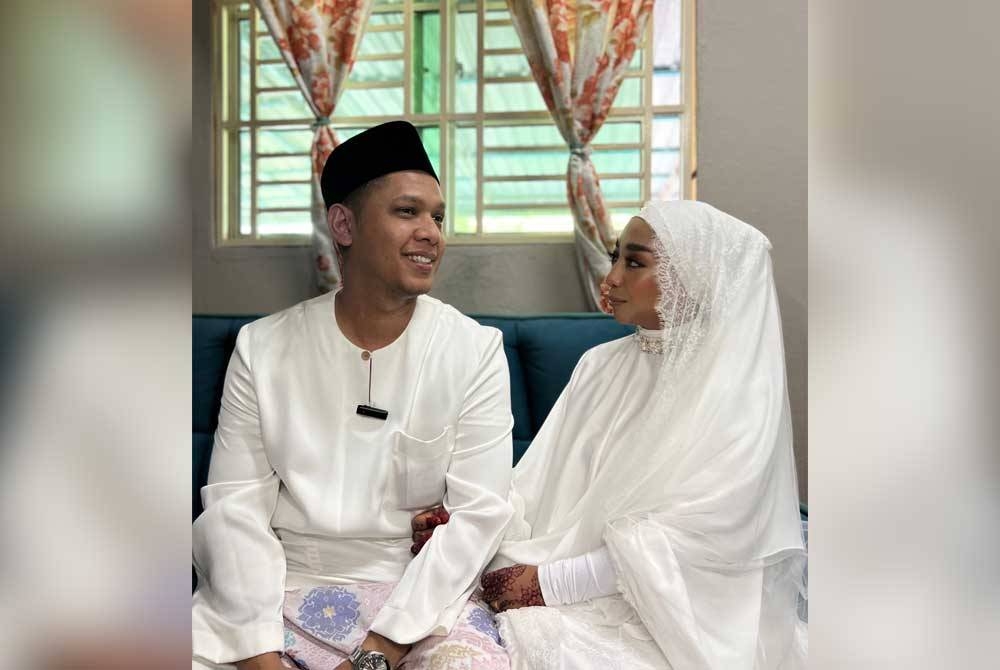 Berkenalan dalam tempoh singkat tidak menghalang pasangan ini membawa hubungan ke jinjang pelamin.