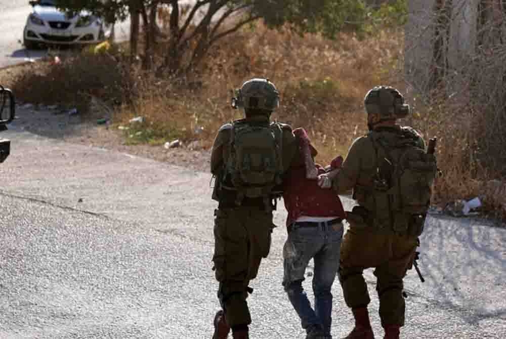 WAFA melaporkan tentera Zionis Israel menahan lebih 3,200 rakyat Palestin dalam tempoh 8 Oktober hingga 14 November lalu. - Foto: AFP