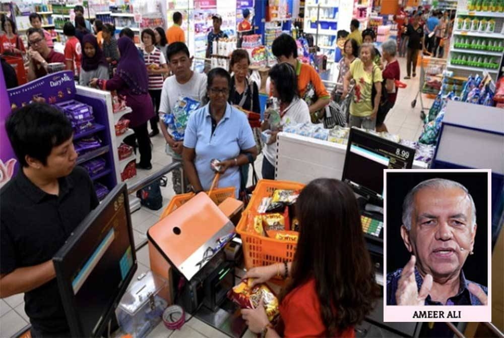 Pendapatan isi rumah dan kenaikan harga barang mempengaruhi kuasa beli rakyat di negara ini. - Gambar hiasan Bernama