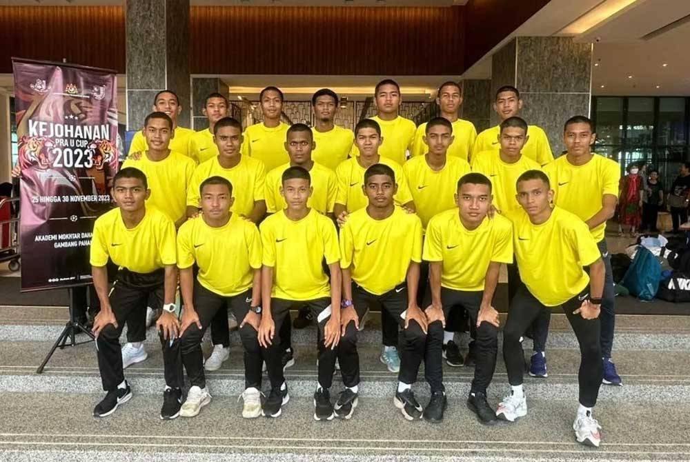 MSA bertekad mahu melakukan kejutan apabila berdepan pasukan pilihan AMD dalam aksi separuh akhir kejuaraan Piala Pra U 2023 di padang 7 AMD, Gambang, Kuantan pada Rabu. - Foto Sukan IPT