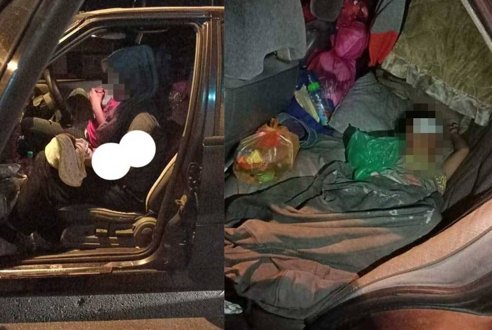 Tular di media sosial ibu berpantang tinggal dalam sebuah kereta bersama anak-anaknya.