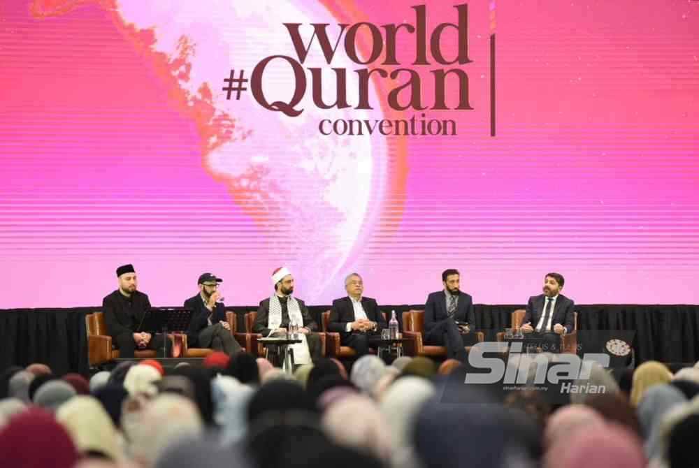 
World #QuranConvention (WQC) 2023 membariskan cendekiawan dari seluruh pelosok dunia bagi berkongsi pandangan dan saranan. FOTO SINAR HARIAN/ MOHD RAFIQ REDZUAN HAMZAH