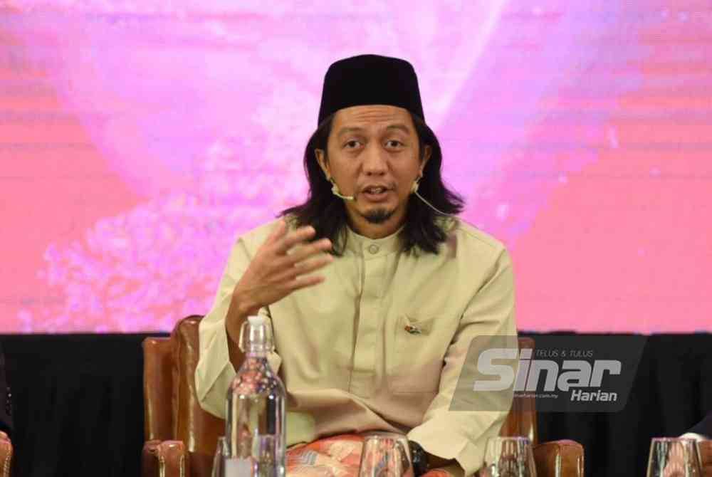 Sinan semasa sesi Revealed Wisdom & Creative Media di Hotel Movenpick & Pusat Konvensyen KLIA, di sini pada Sabtu. - Foto SINAR HARIAN/MOHD RAFIQ REDZUAN HAMZAH