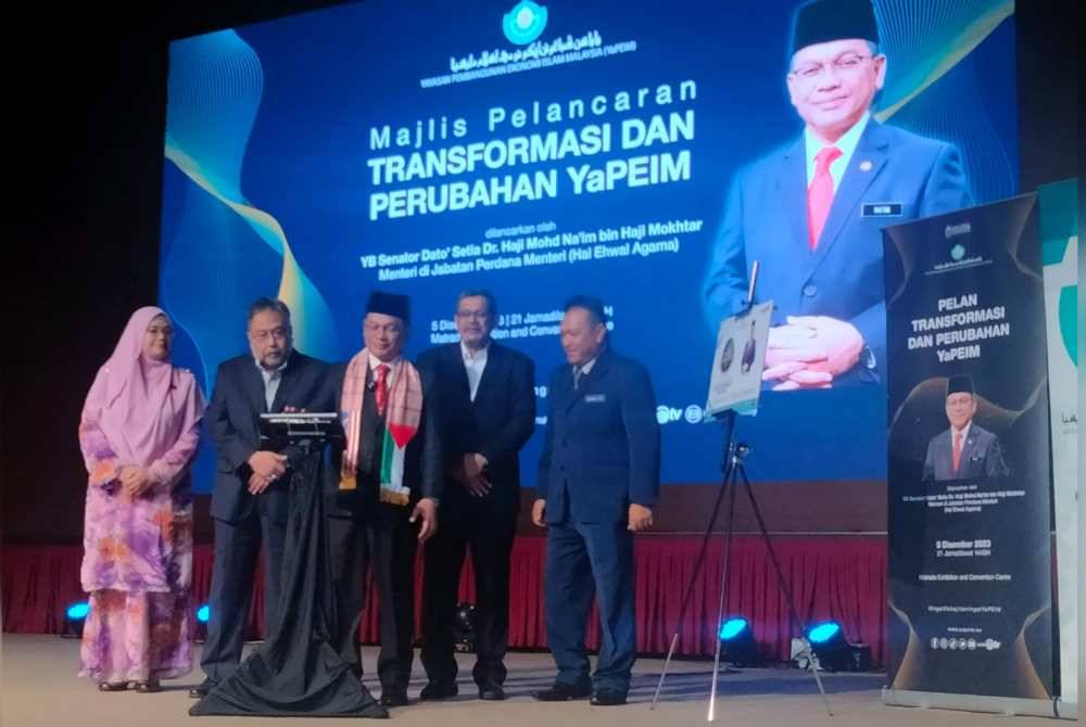 Mohd Na&#039;im melancarkan pelan Transformasi Najjah YaPEIM di Pusat Pameran dan Konvensyen Matrade (MECC) di Kuala Lumpur pada Selasa.