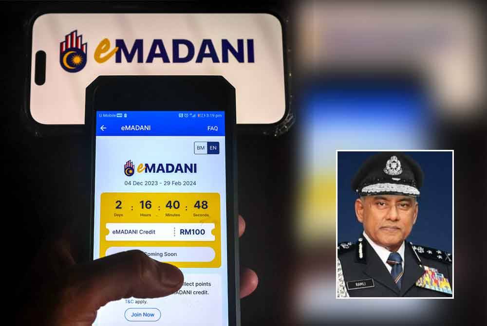 Pendaftaran program eMadani boleh dilakukan melalui penyedia perkhidmatan e-dompet iaitu MAE, Setel, ShopeePay dan e-dompet Touch ‘n Go - Gambar hiasan, gambar kecil: Ramli