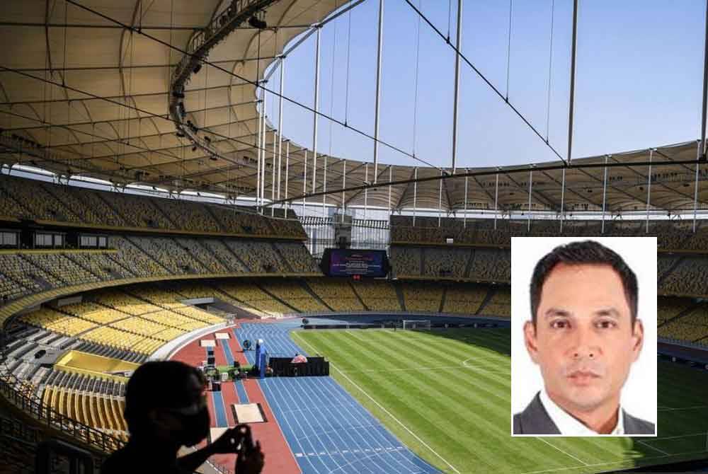 Stadium Nasional Bukit Jalil - Foto Bernama, gambar kecil: Hans Isaac