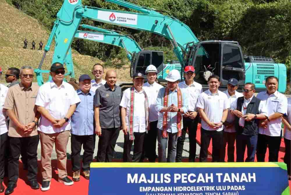 Majlis pecah tanah Empangan Hidroelektrik Ulu Padas di Kampung Kungkular, Tenom.