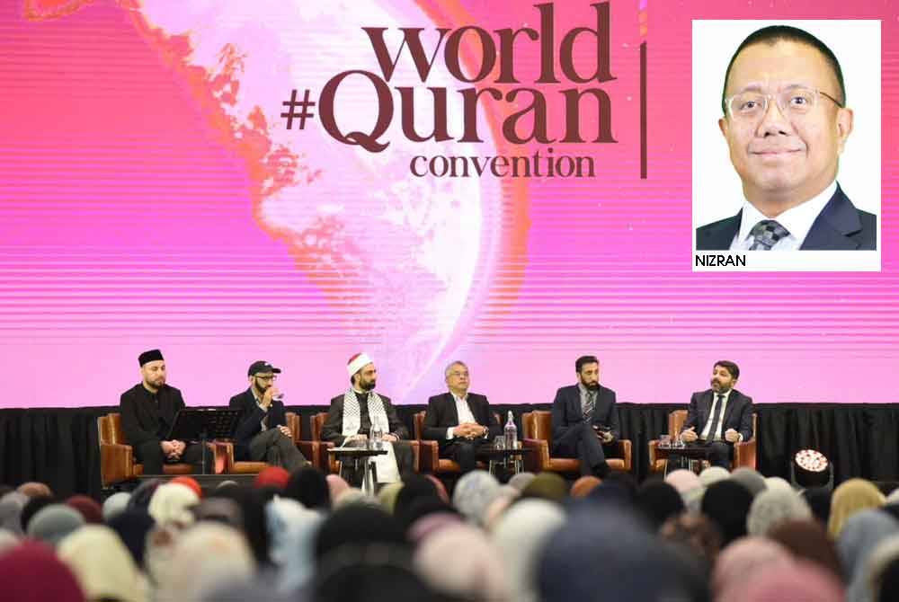 World #QuranConvention (WQC) 2023 membariskan cendekiawan dari seluruh pelosok dunia bagi berkongsi pandangan dan saranan. - FOTO SINAR HARIAN/ MOHD RAFIQ REDZUAN HAMZAH