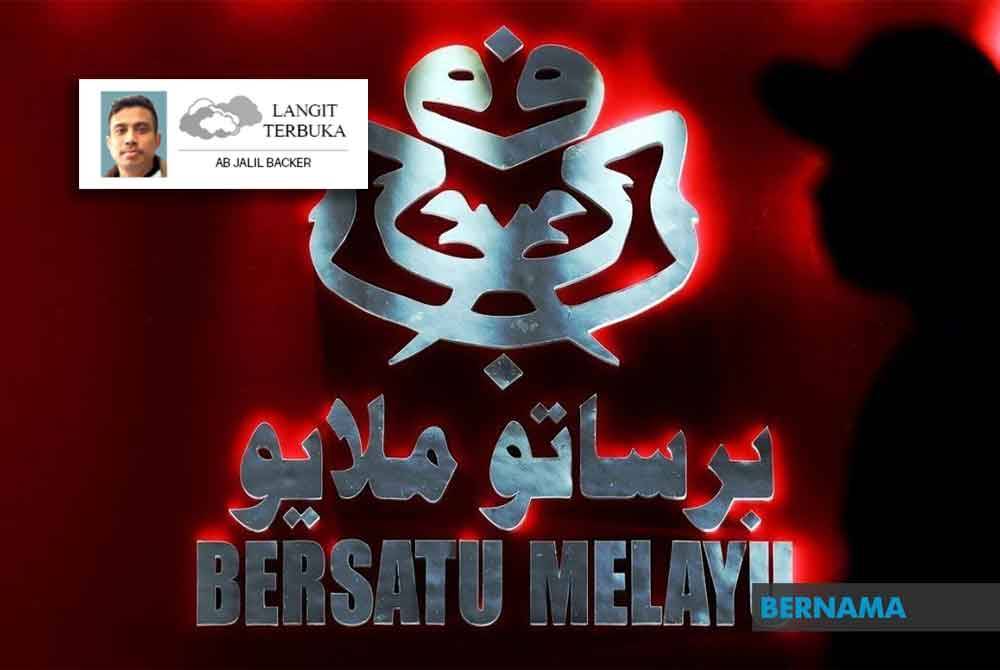 UMNO kini tidak lagi bergerak seiring dengan hasrat murni namanya Pertubuhan Kebangsaan Melayu Bersatu. - Gambar Bernama