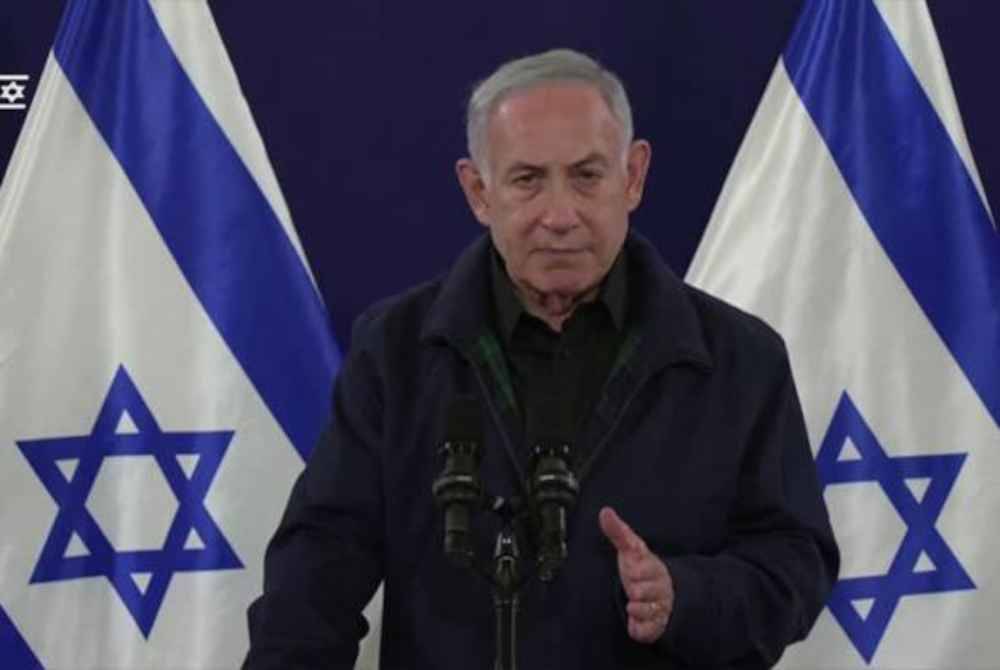 Netanyahu berkata Israel akan meneruskan perang untuk menumpaskan Hamas dan mencapai sasaran lain. - Foto fail/REUTERS