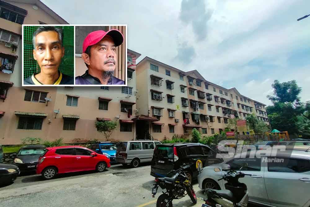 Penghuni di Apartmen Idaman, Damansara Damai mahu aspek keselamatan di perumahan berkenaan ditingkatkan termasuk diawasi dengan CCTV. Gambar kecil: Reduan, Mohd Ridhuan)