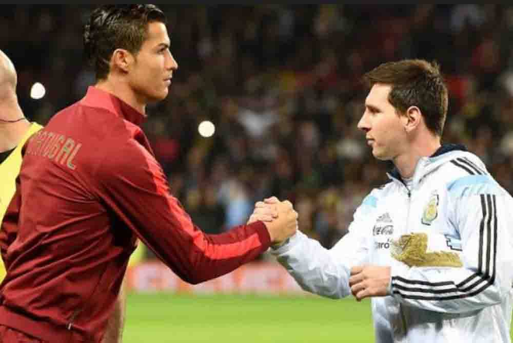 Kedua-dua G.O.A.T. itu pernah bersemuka sebanyak 35 kali dengan Messi menang sebanyak 16 kali manakala Ronaldo 10 kali. - Foto Stadium Astro