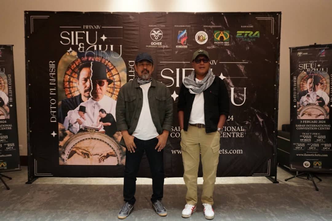 Hattan dan M Nasir bakal berkongsi pentas untuk menjayakan konsert Sifu dan Aku yang akan diadakan pada 3 Februari depan.